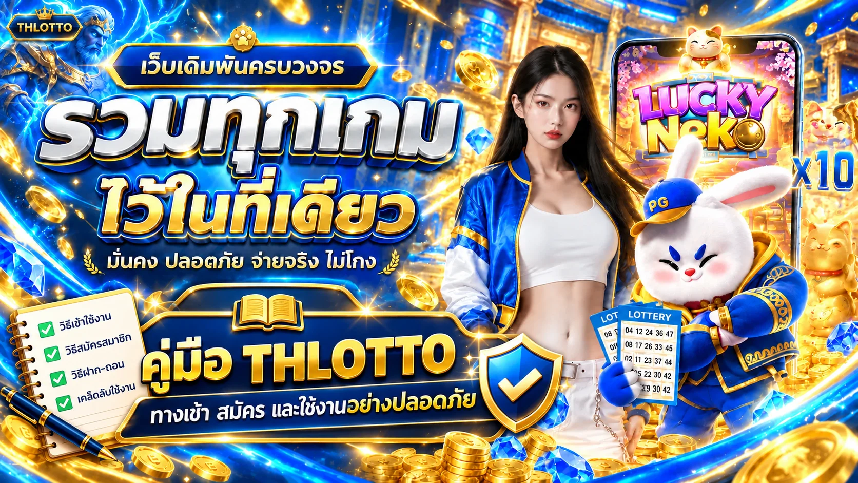 THLOTTO คู่มือทางเข้า สมัคร ฝากถอนอย่างปลอดภัย